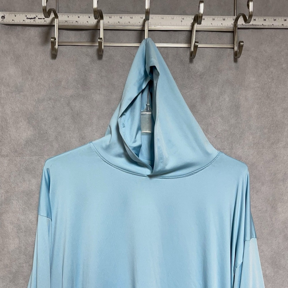 Billabong Hoodie Men 4XLT Blue Lightweight Pullover UPF 50+ L/S Performance Tech
